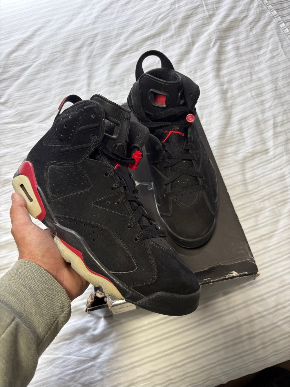 2009 air Jordan infrared 6 retro in good condition size 12